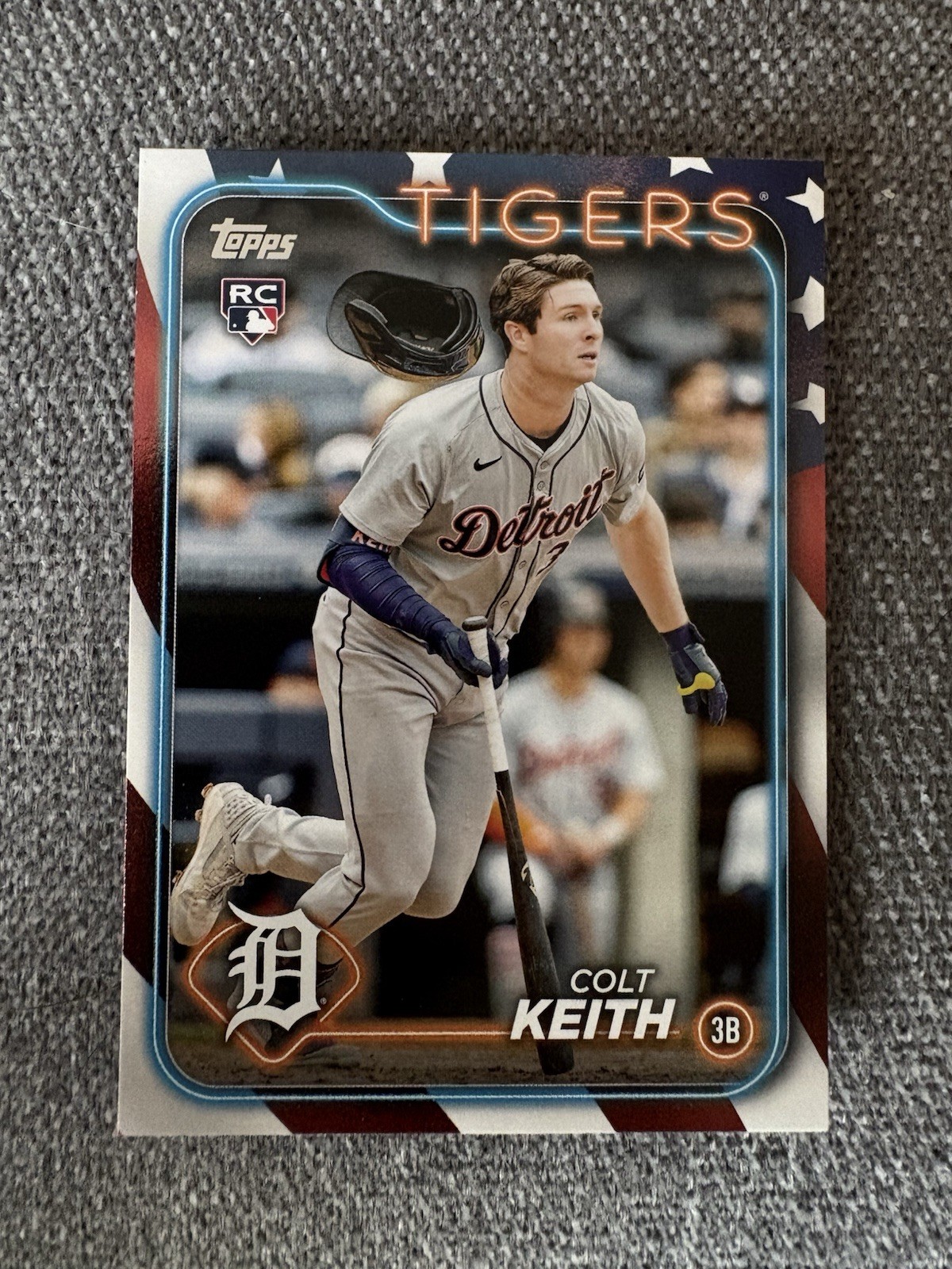 2024 Topps Update Colt Keith #US73 Independence Day /76 RC Detroit Tigers