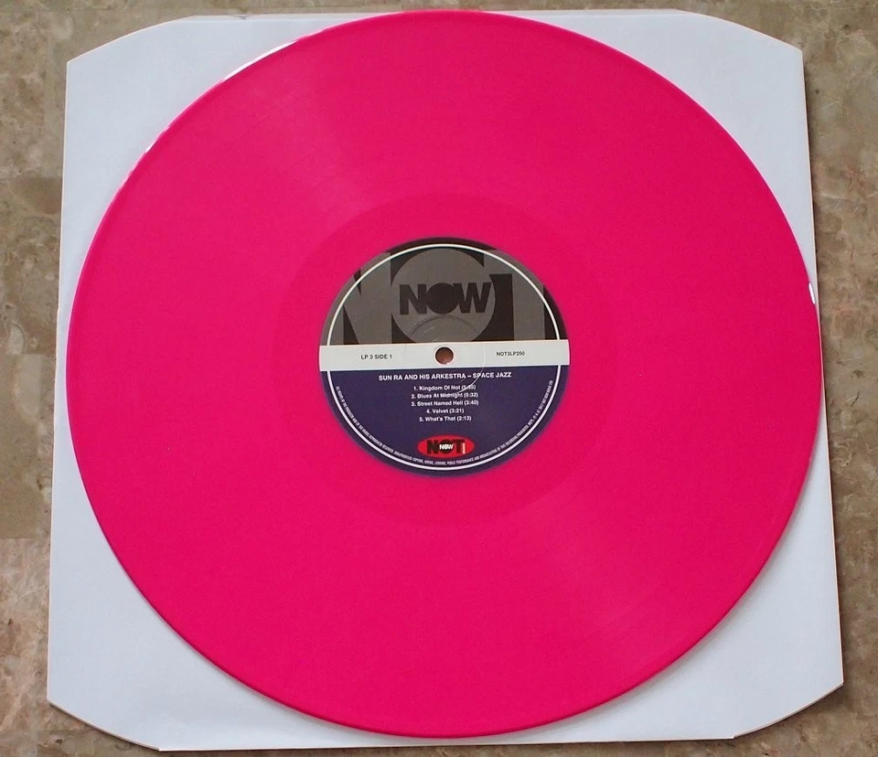 Sun Ra & His Arkestra Space Jazz 3 пластинки на РОЗОВОМ виниле почти как новые термоусадочные NOT3LP250 - Изображение 4 из 4