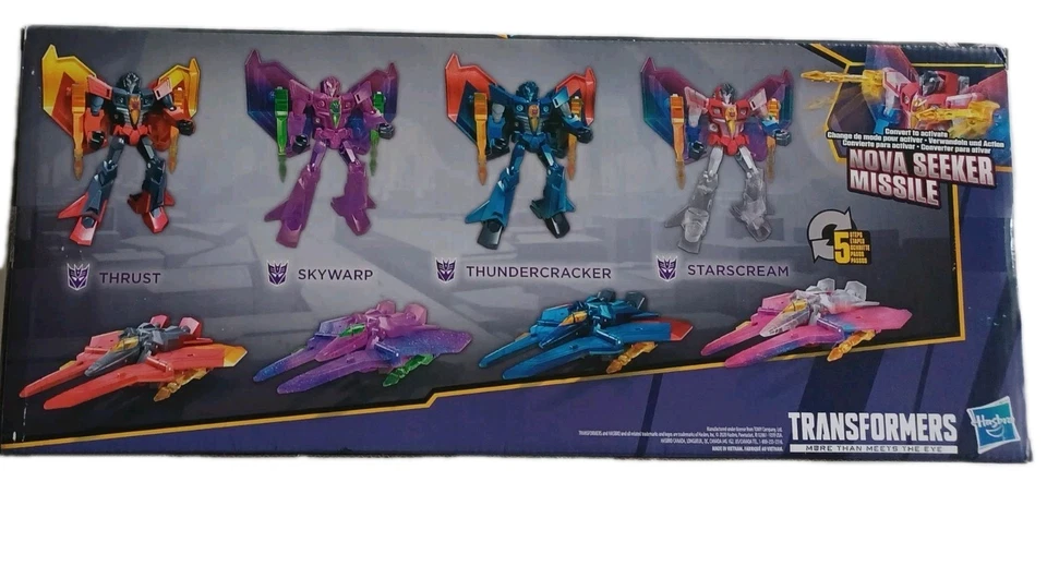 Transformers Bumblebee Cyberverse Adventures Seekers Sinister Strike Force 4-pck - Image 3 of 4