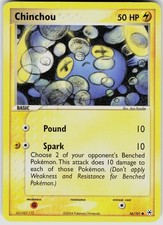 Chinchou 56/101 Common Hidden Legends Pokemon Moderately Played on eBay