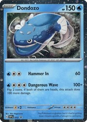 Dondozo 012 Holo Scarlet & Violet Promo
