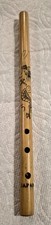 Bamboo Flute Soprano Recorder Brown Dragon Design With Japanese Artwork