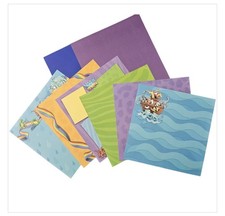 NWOT Miss Elizabeth's 6Pcs Set Noah'sArk Scrapbooking Papers 12x12+2 Free Sheets