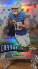 2025 Topps Chrome Justin Herbert Throwback Refractor #1975-18 L.A. Chargers QB