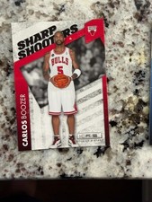 2010-11 PANINI ROOKIE & STARS SHARP SHOOTERS CARD BULLS CARLOS BOOZER #6. rookie card picture
