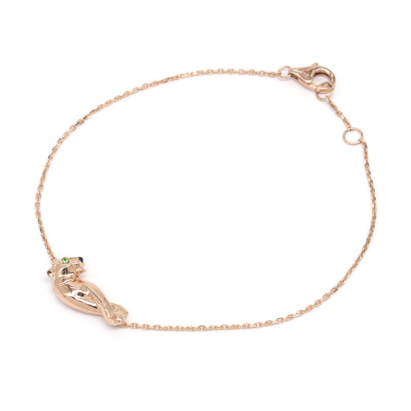 Cartier Panther Bracelet in 18K Pink Gold with Tsavorite P0031417-image