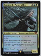 sephiroth planet's heir mtg card Sephiroth, [505] [Extended Art] [FINAL FANTASY] [Foil]  Face to Face Games When Sephiroth enters Sephiroth, Planet's Heir | Final