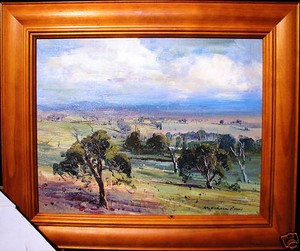 Wykeham-Perry-original-oil-titled-039-Shadowed-Landscape-039-Australia