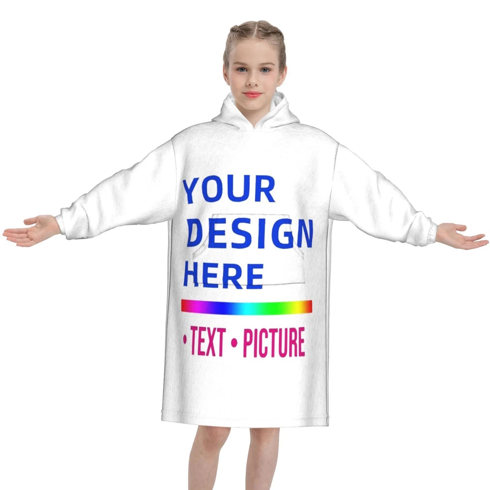 Jujutsu Satoru Gojo Oversized Blanket Hoodie