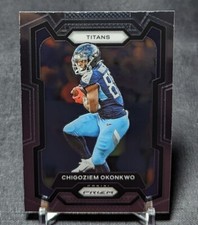 Chigoziem Okonkwo 2023 Panini PRIZM Football Base Set Card #288 Tennessee Titans