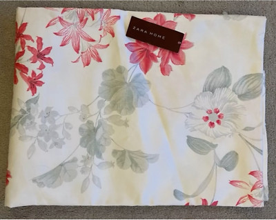 Zara Home Runde Baumwolle Tischdecke 180cm Durchmesser 4 Servietten 45x45cm Weihnachten D