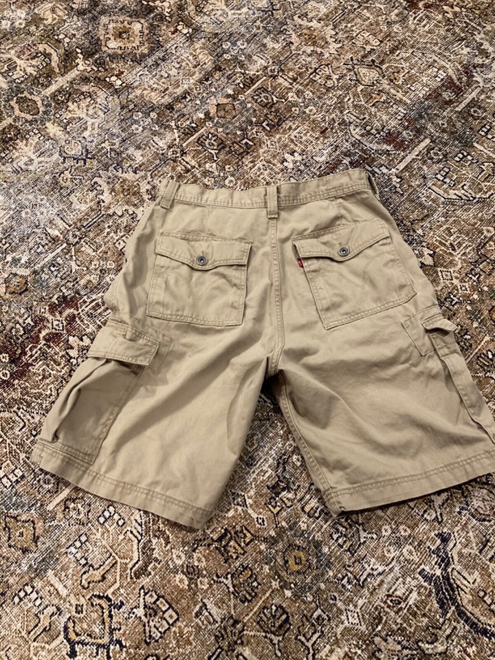 Vintage Men’s Levis Cargo Shorts Size 34 eBay