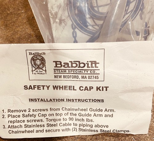 Nuevo Kit de Tapacubos de Rueda de Seguridad Babbitt SWK3.5, para Rueda de Cadena N 3.5 - 4.0 - 4.5 - 5.0 - Imagen 6 de 7