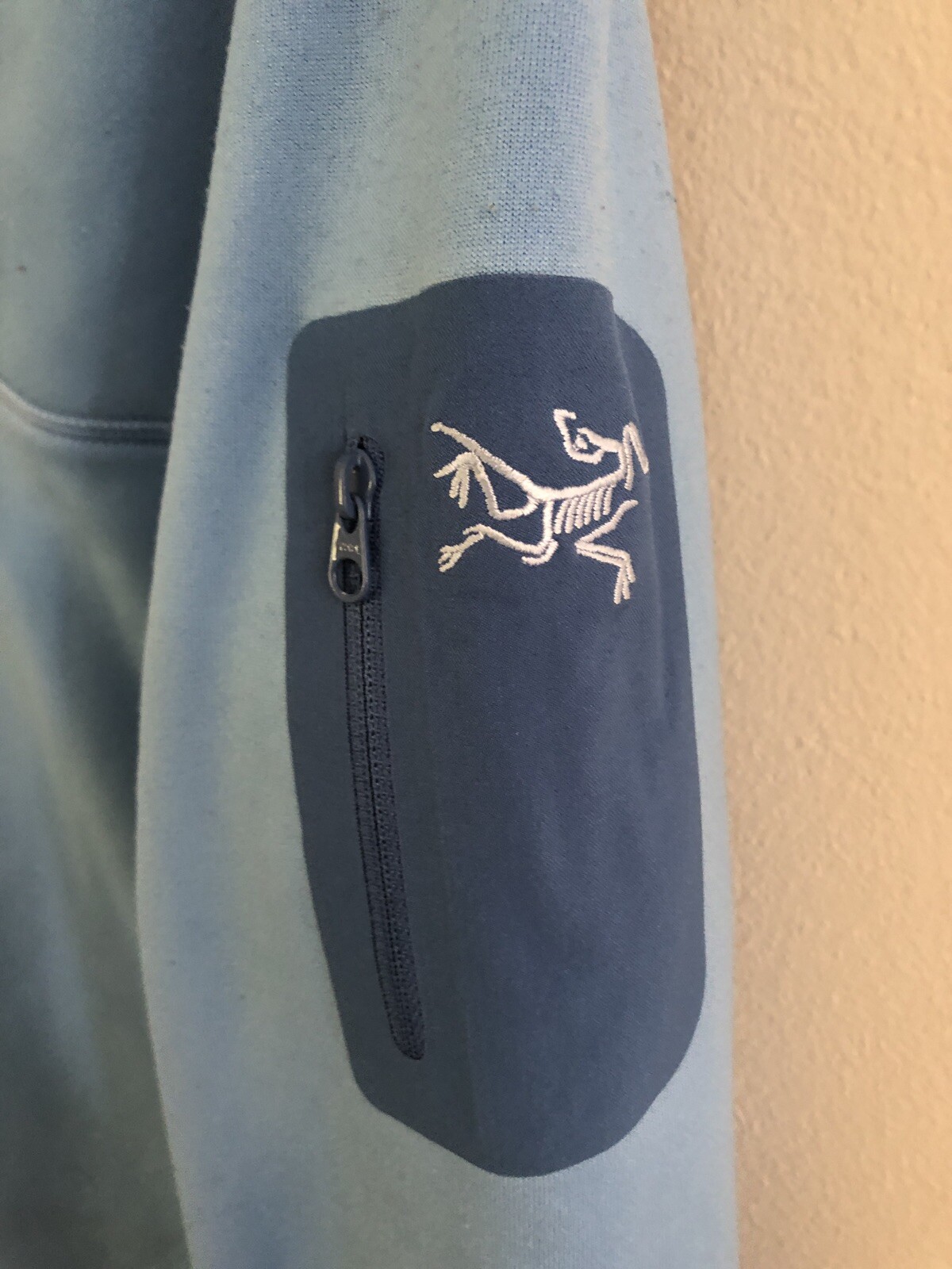 Giacca Pile Softshell Arc'teryx RHO Pullover Blu Taglia Large 12 14