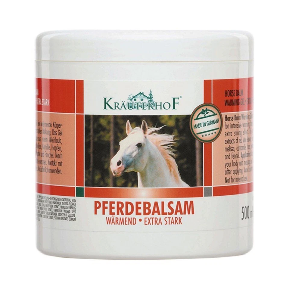 Asam Krauterhof Balsamo per Cavalli Extra Forte Effetto Riscaldante Gel Balsamo Ippocastano - Immagine 2 di 4