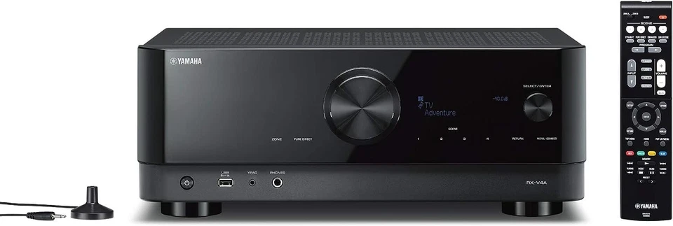 Yamaha RX-V4A RX-V4A(B) AV Receiver 5.1ch 4K120Hz Amazon Music Alexa Black - Image 2 of 3