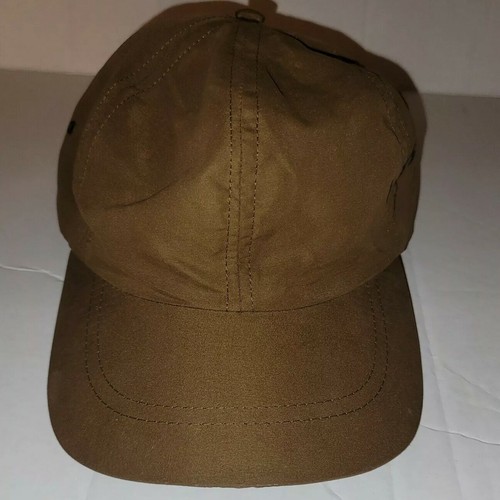 Nylon Baseball Cap Hat Leather Strap 