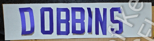 San Francisco 49ers UNSEWN Nameplate Namebar for your NFL Jersey - Any Year/Name - Picture 19 of 23