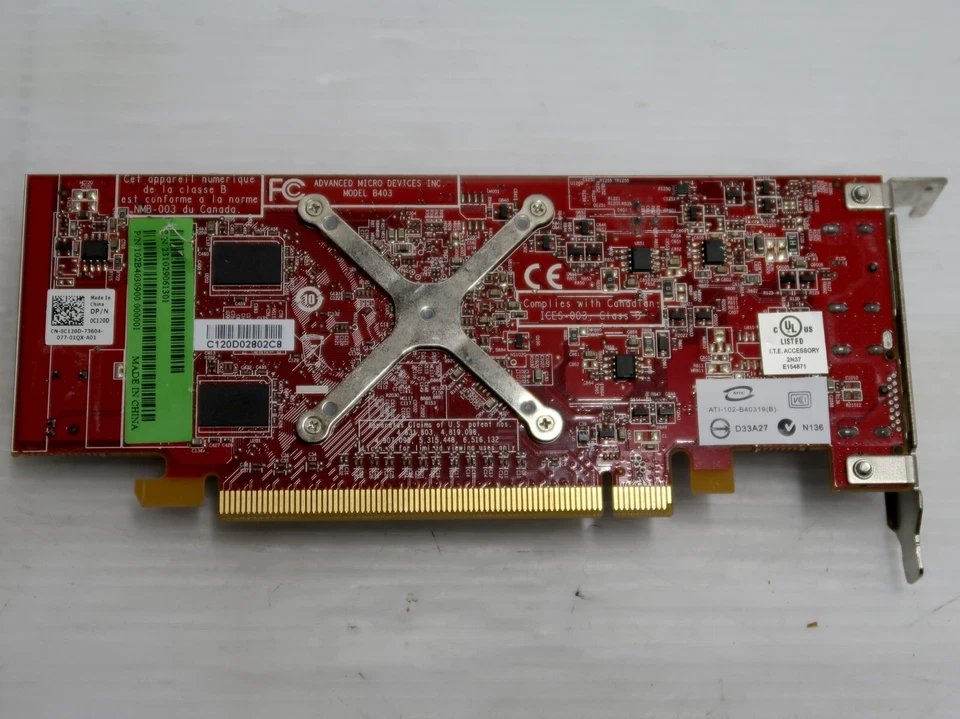 ATI Radeon HD 3450, 256MB DDR2, Dual Display Port, 7123035100G, LOW PROFILE - Image 4 of 4