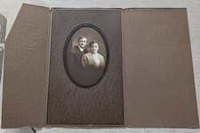 Vintage 1900's Cabinet Card Photo Portrait, Lovely Older Couple, Well Dressed