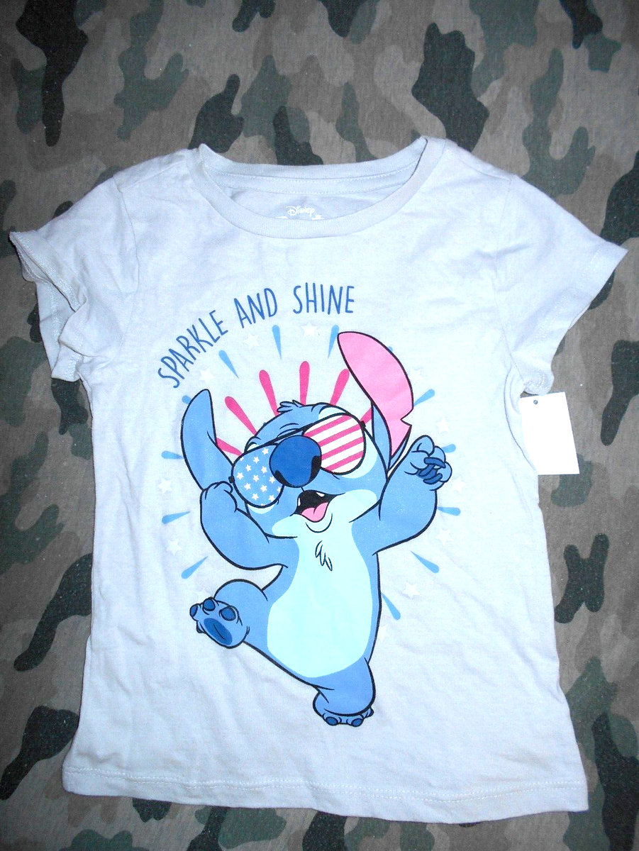 Lilo Stitch Girls 4-5 Stitch Shirt
