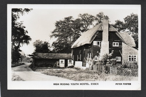 Postkarte High Roding bei Great Dunmow Essex Jugendherberge YHA RP Peter Foster