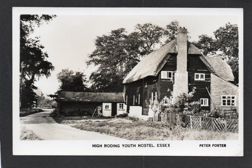 Postal High Roding sin precio base Great Dunmow Essex the Youth Hostel YHA RP Peter Foster - Imagen 1 de 2