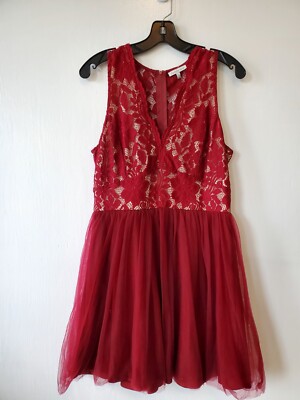 black and peach lace dress Black Lace Dress with Peach Bow Small main image 1