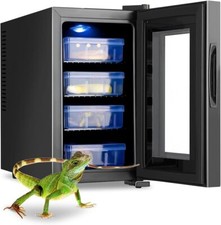 23L Digital Reptile Egg Incubator 10-40 C Scientific Hatcher Led Display Black