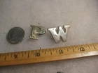 Pair Original Civil War Period Enlisted Mans Kepi Forage Cap Letters P & W