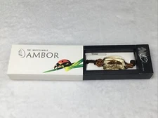 Ambor The Insects World Wasp Resin Specimen Brown Bracelet