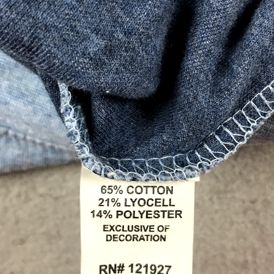 Johnnie O Sweatshirt Mens Small Blue 1/4 Zip Stretch Long Sleeves