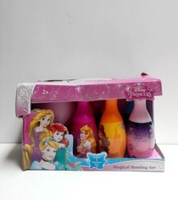 Disney Princess Kids Girls Bowling Play Set - 6 Pins 1 Ball, New Damaged Package