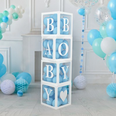 decorating boxes for baby shower