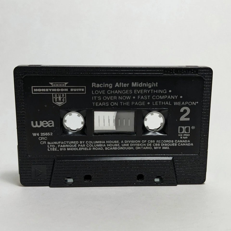 Honeymoon Suite Racing After Midnight Cassette Tape Play Tested - Image 3 of 4