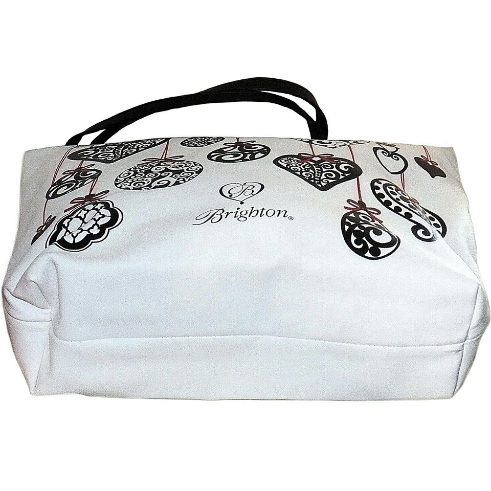 Sac Tote En Similicuir Saffino Brighton Christmas Ornaments Love Notes Retraité - Photo 2/4