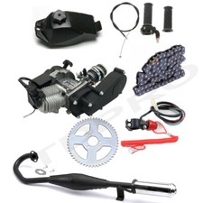 2 Stroke 50cc 49cc Engine Motor Kit Fo Mini Pocket Bike Dirt Rocket Razor Atv