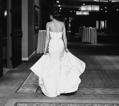 $800 davids bridal sweetheart satin ivory wedding dress with free slip &  bustier | eBay