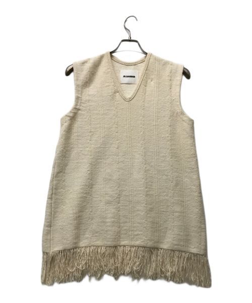 S Jil Sander Cotton Linen Fringe Vest | eBay