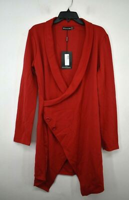 Pretty Little Thing Womens Shawl Neck Long Sleeve Shape Red Blazer Dress 10 | eBay Pretty Little Thing Womens Shawl Neck Long Sleeve Shape Red Blazer Dress 10 | eBay