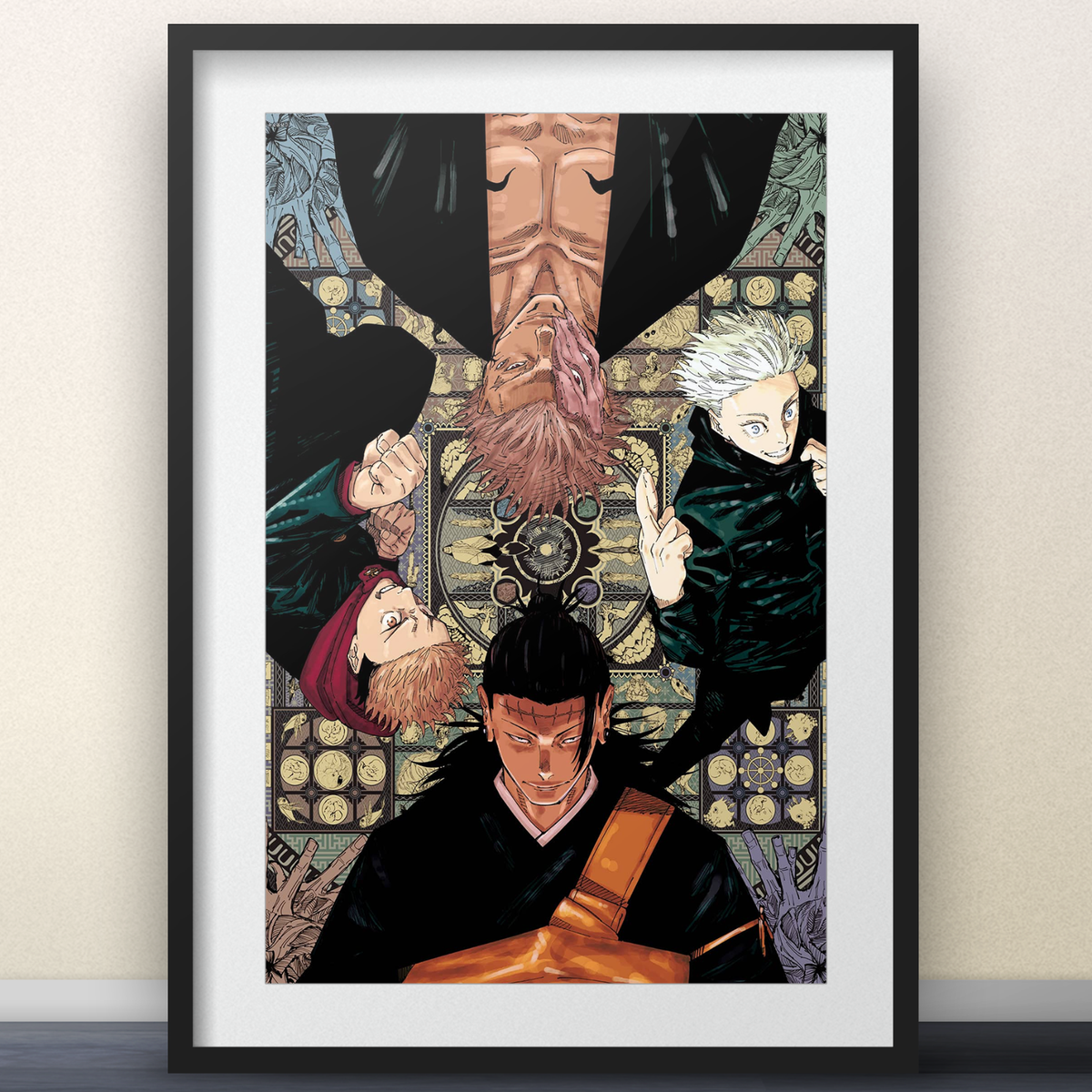 Jump GIGA AUTUMN 2023 Jujutsu Kaisen Mandala Style Poster - 11x17