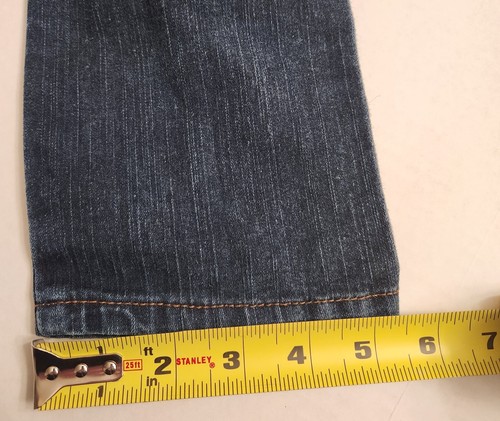 Girls Circo Jeans Kids Size 6 Straight Leg Adjustable Waist, Distressed on front - Picture 10 of 10