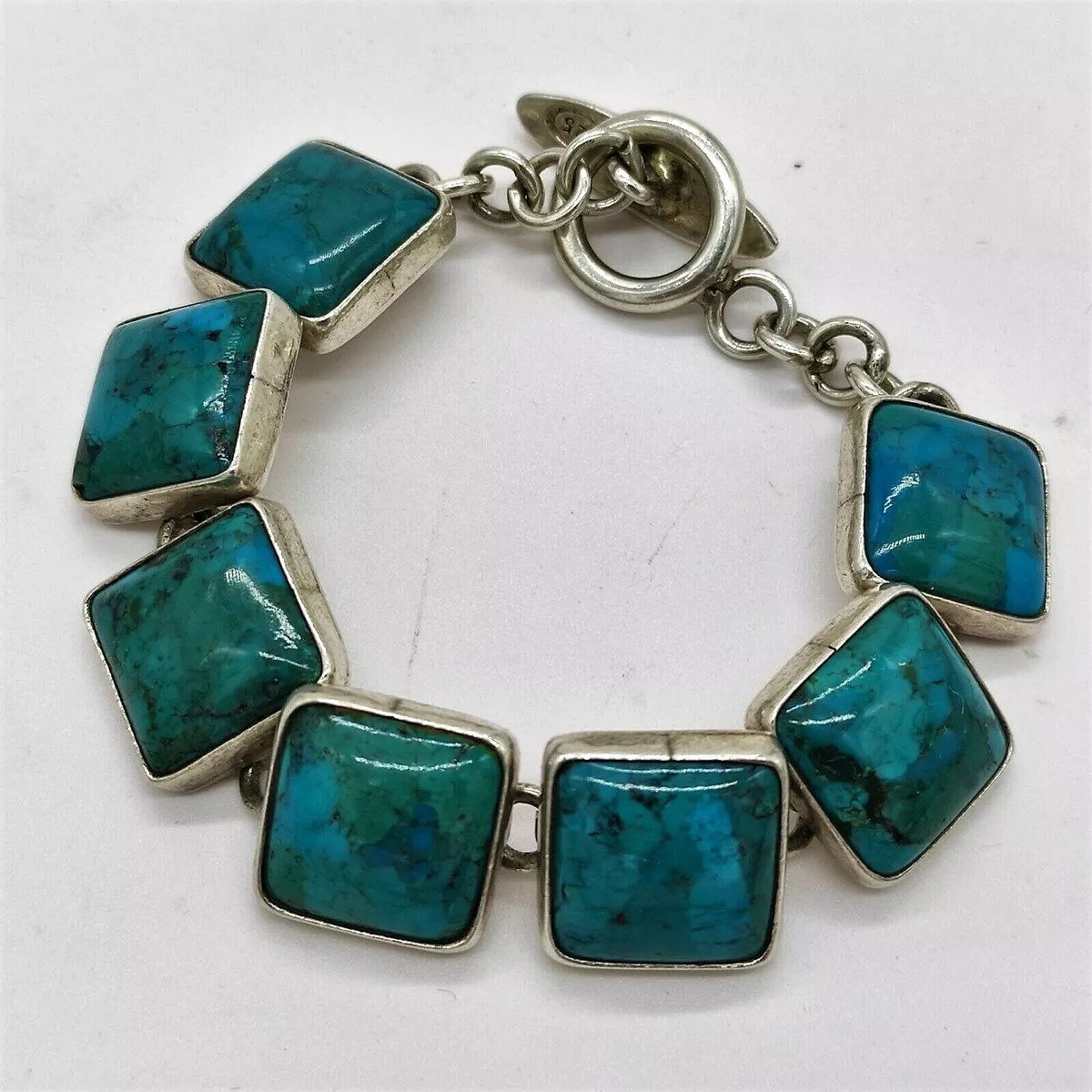 Mexican turquoise bracelet clearance