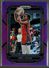 2023 Panini Prizm WNBA Prizms Purple #85 Ariel Atkins /149