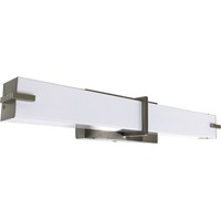 Squared Modern Frosted Bathroom Vanity Light Fixture | Contemporary Sleek... on sale Squared Modern Frosted Bathroom Vanity Light Fixture | Contemporary Sleek... on sale