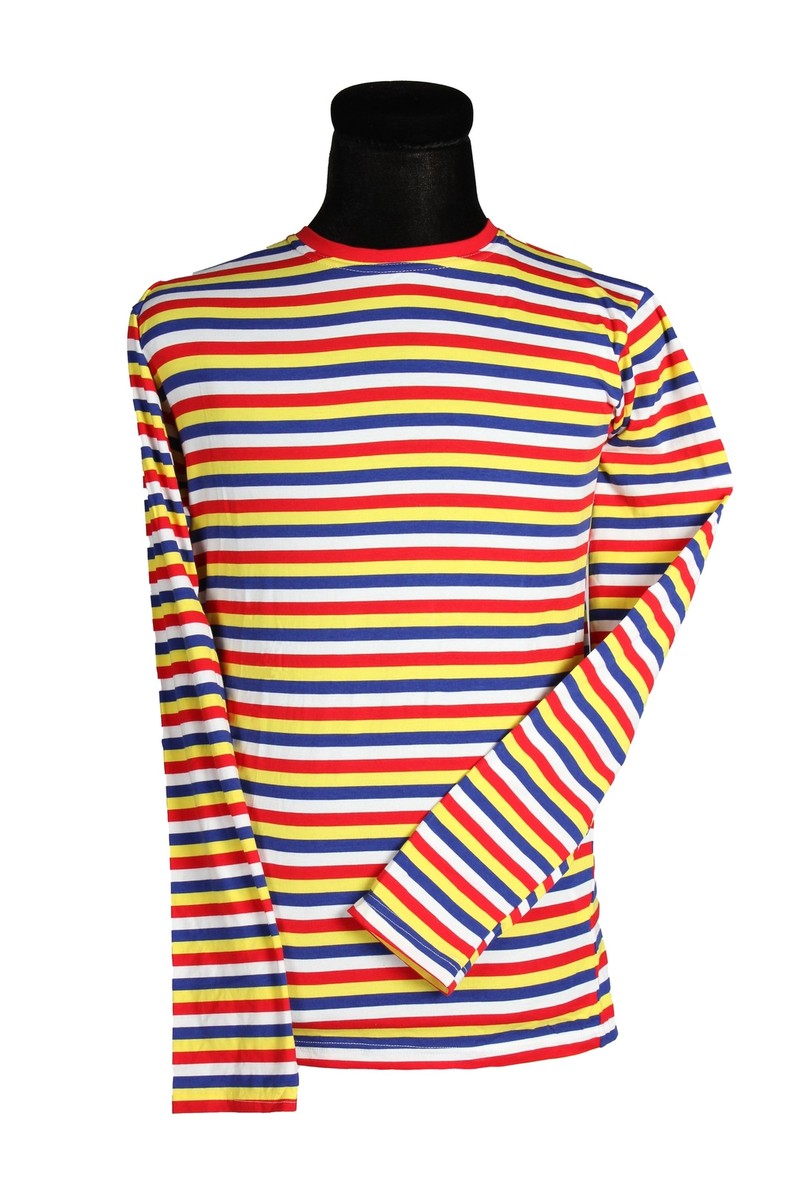 Mittelalter-Shirt Für Herren Mit Ritter-Aufdruck – Langarm, 100% Polyester, Für Halloween & Mottoparty