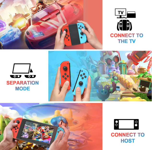 値下げ中！Nintendo Switch Joy-Con Free Shipping! Nintendo Switch Joy-Con (L/R) Neon Red/Blue