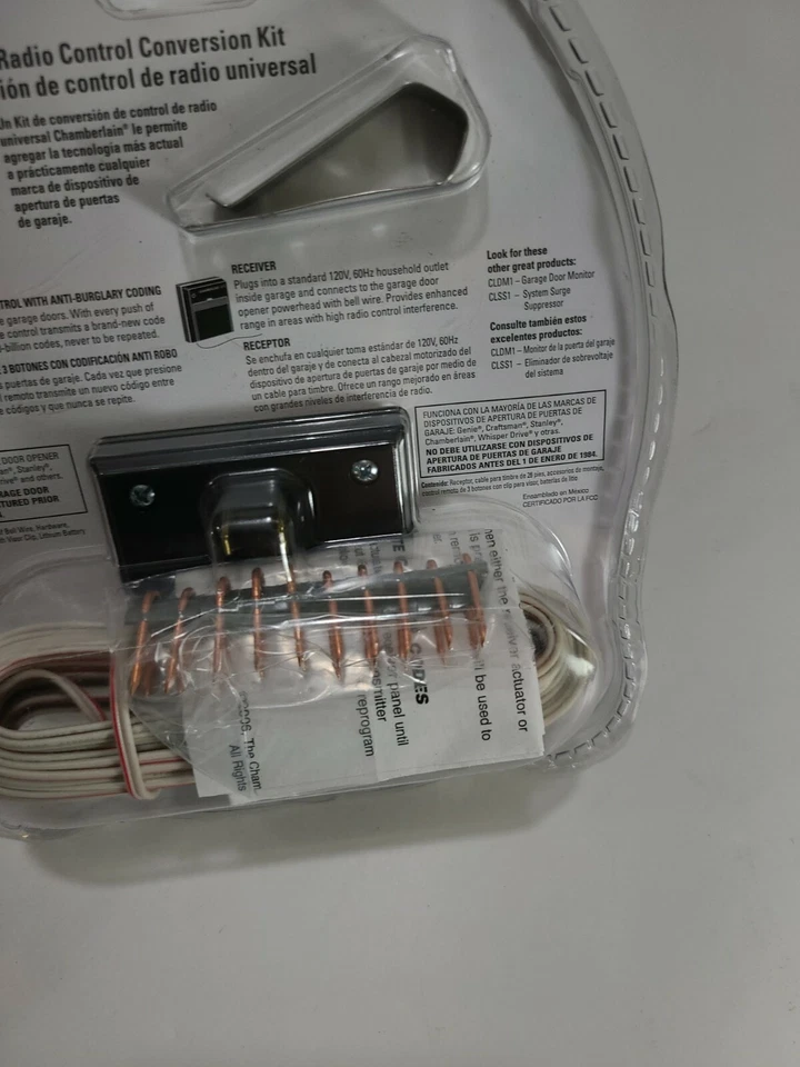 NUEVO Kit de conversión de radio control Chamberlain 955D abridor de puerta de garaje universal Foto 3 de 4