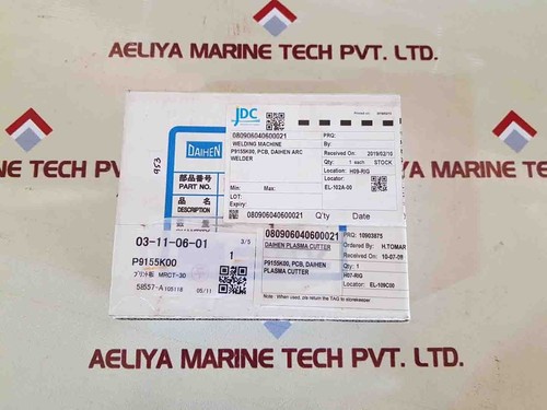 Daihen OTC P9155K Printed Circuit Board Card 080906040600021 - Picture 7 of 7