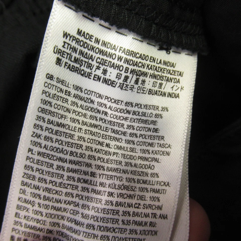 Vans шорты женщин 30 легкий повседневный карманы Chino кнопка черный - Изображение 4 из 4